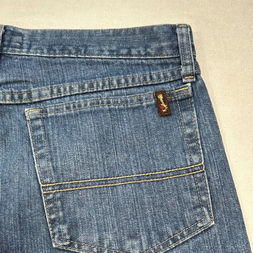 Wrangler Jeans 34x30 Mens Blue 20X No 42 Relaxed Straight‎ Leg Denim Workwear